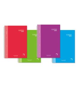 Cuaderno fº 4x4 80h 90grs colores surtidos premium extra pacsa 16478