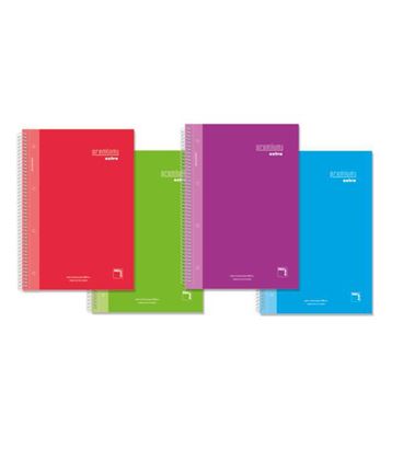Cuaderno fº 4x4 80h 90grs colores surtidos premium extra pacsa 16478 - 55821