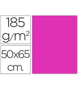 Cartulina 50x65cms 25h 185grs fucsia guarro 200040226