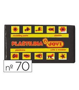 Plastilina 50 grs negra jovi 70/15 - 07878