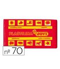 Plastilina 50 grs roja jovi 70/05