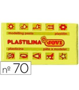 Plastilina 50 grs amarilla clara jovi 70/02 - 07884