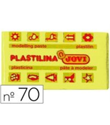 Plastilina 50 grs amarilla clara jovi 70/02 - 07884