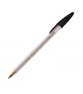 Boligrafo boli punta media cristal original negro bic 112301 8373631 - 01766