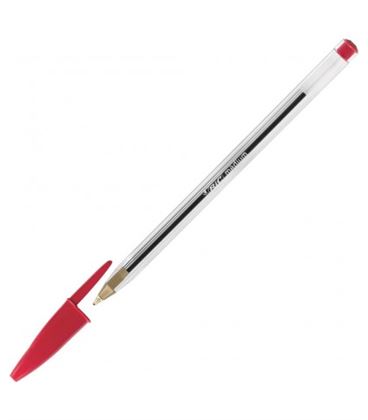 Boligrafo boli punta media cristal original rojo bic 8373611 129634 - 01767