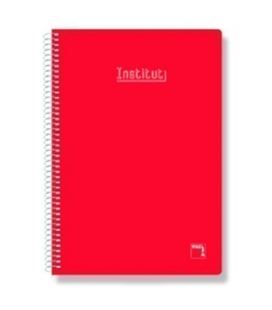 Cuaderno fº milimetrado 80h 60g tapa dura roja pacsa 16720 - 02187