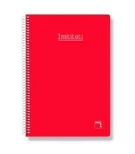 Cuaderno fº milimetrado 80h 60g tapa dura roja pacsa 16720