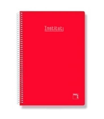 Cuaderno fº milimetrado 80h 60g tapa dura roja pacsa 16720 - 02187