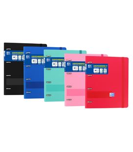 Carpeta clasificador 4 anilla a4 +recambio europeanbinder oxford 400146174