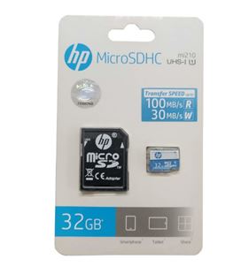 Memoria micro sdhc 32gb uhs-i u1 hp hfud032-1u1 (canon incluido)