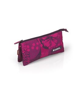 Estuche vacío simple rosa flores gabol 219937099 - 219937099