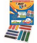 Pintura madera surtidos pack 144u (12 colores distintos) evolution bic 8878