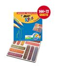 Pintura madera schoolpack 216 uds tropicolors 2 bic - 114158