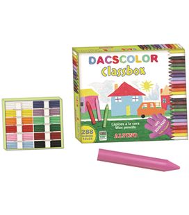 Ceras schoolpack 288 uds. (24 uds.x12 colores) dacscolor alpino dc000016 - 111397