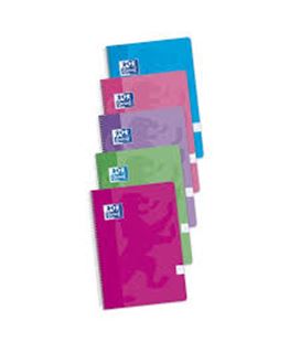 Cuaderno espiral fº 4x4 80h 90grs surtido color tendencia oxford 400072719