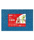 Goma eva azul purpurina 40x60 espesor 2mm apli 13435 13437 - 13435