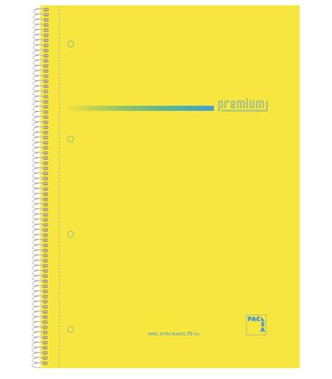 Cuaderno espiral fº 4x4 100h 70grs tapa dura pacsa 16398 - 113958