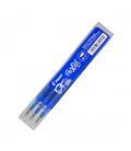 Recambio frixion borrable azul 3u. pilot bls-fr7-l-s3 356070 - NRFXA