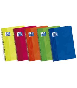 Cuaderno espiral fº 4x4 80h 90grs surtido colores vivos oxford 40027271 - 100430171