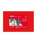 Goma eva roja 40x60 espesor 2mm apli 12756 12771