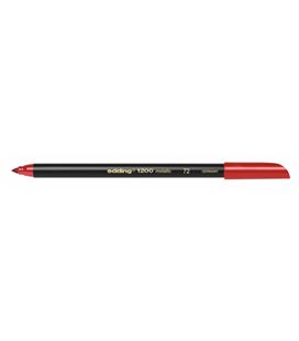Rotulador rojo metalico nº72 edding 1200-72
