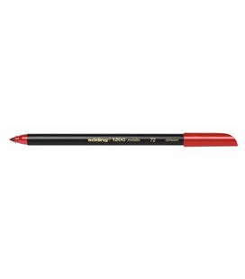 Rotulador rojo metalico nº72 edding 1200-72