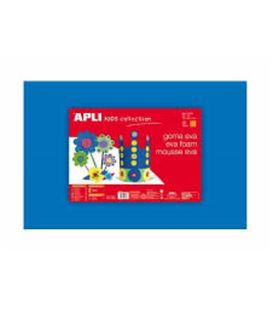 Goma eva azul 40x60 espesor 2mm apli 12763 12778