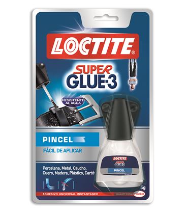 Pegamento liquido pincel 5grs super glue-3 loctite 402104 - 111178