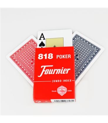 Baraja cartas poker nº818 c.55 fournier 037031 - 21643R