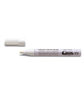 Rotulador permanente 2mm medium blanco white pilot sc-w-m - SC-W-M