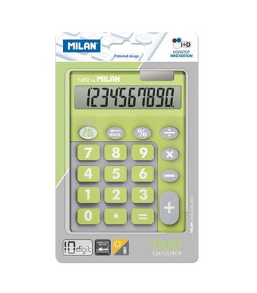 Calculadora 10 dig touch duo verde blister milan 150610tdgrbl - 150610TDGRBL_01