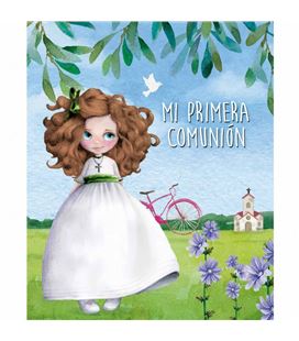 Libro comunion niña bicicleta arguval 44158