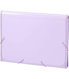 Clasificador acoreon pp fº goma violeta pastel soft carchivo 19260014 - 19260014