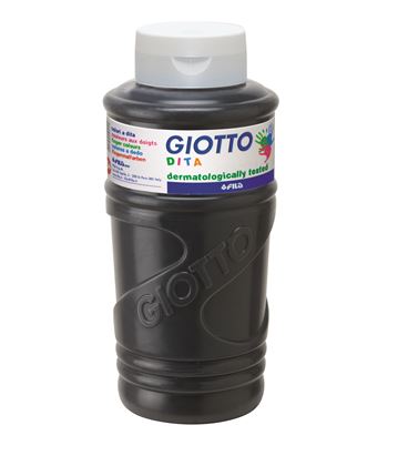 Pintura de dedos 750 ml negro fila 536024 - 111504