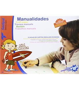 Carton ondulado bloc 10h 24x32cm surtido sadipal 061005 - 06100