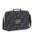 Cartera extraescolares reciclable blackfit8 "sport galaxy" safta 642045385 - 642045385