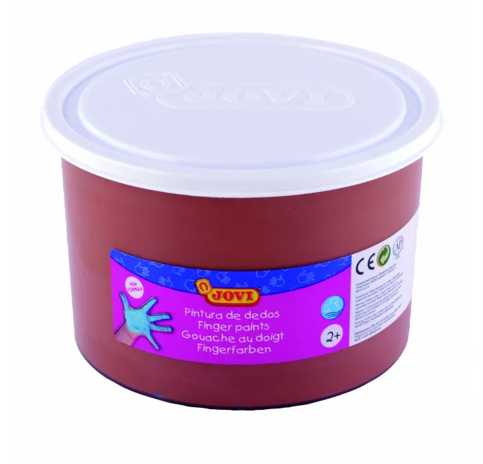 PINTURA DEDOS 500ML MARRON JOVI 561/12 81101-2