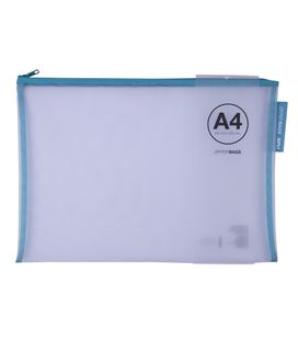 Bolsa multiuso a4 355x255 cremallera surtida apli 18027 - 18027_AZUL_1