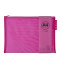 Bolsa multiuso a4 355x255 cremallera surtida apli 18027 - 18027_ROSA_1