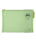 Bolsa multiuso a4 355x255 cremallera surtida apli 18027 - 18027_VERDE_1