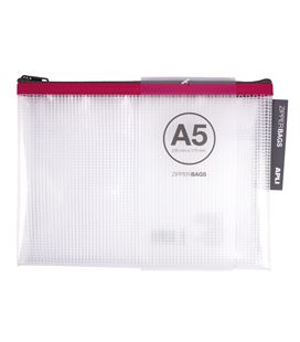 Bolsa multiuso a5 235x175 cremallera surtida apli 17384