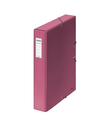 Carpeta proyecto fº 5cm carton forrado rosa dohe 10362 - 10362