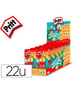 Pegamento barra 22grs pack 2u pritt 2763929