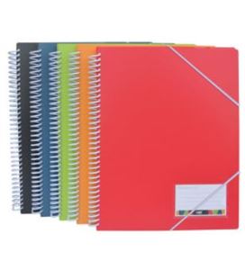Carpeta 20 fundas espiral 360º vital colors surtido office box 13218 - 67235