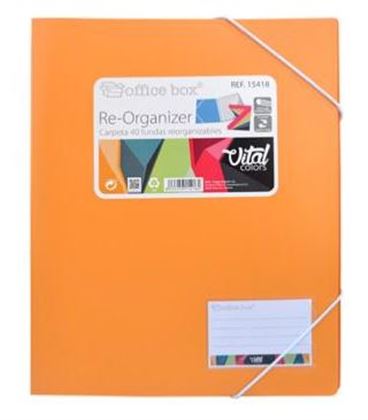 Carpeta 40 fundas re-organizer vital colors officebox 15418 - 15418-2