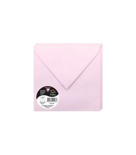 Sobre 165x165 120g rosa peladilla 20u clairefontaine pollen 5533c