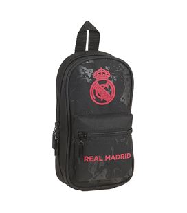 Estuche con pinturas y rotuladores mochila c/4 port.llenos real madrid 3ª equipacion safta 412157747 - 412157747