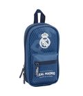 Estuche con pinturas y rotuladores mochila c/4 port.llenos real madrid "leyenda" safta 412124747 - 412124747