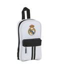 Estuche con pinturas y rotuladores mochila c/4 port. llenos r. madrid 1ª equip. 20/21 safta 412054747