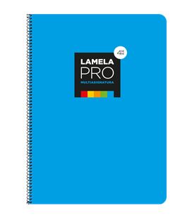 Cuaderno fº 4mm 100h 90grs tapa extra dura azul lamela 7fte104a - 7FTE104A